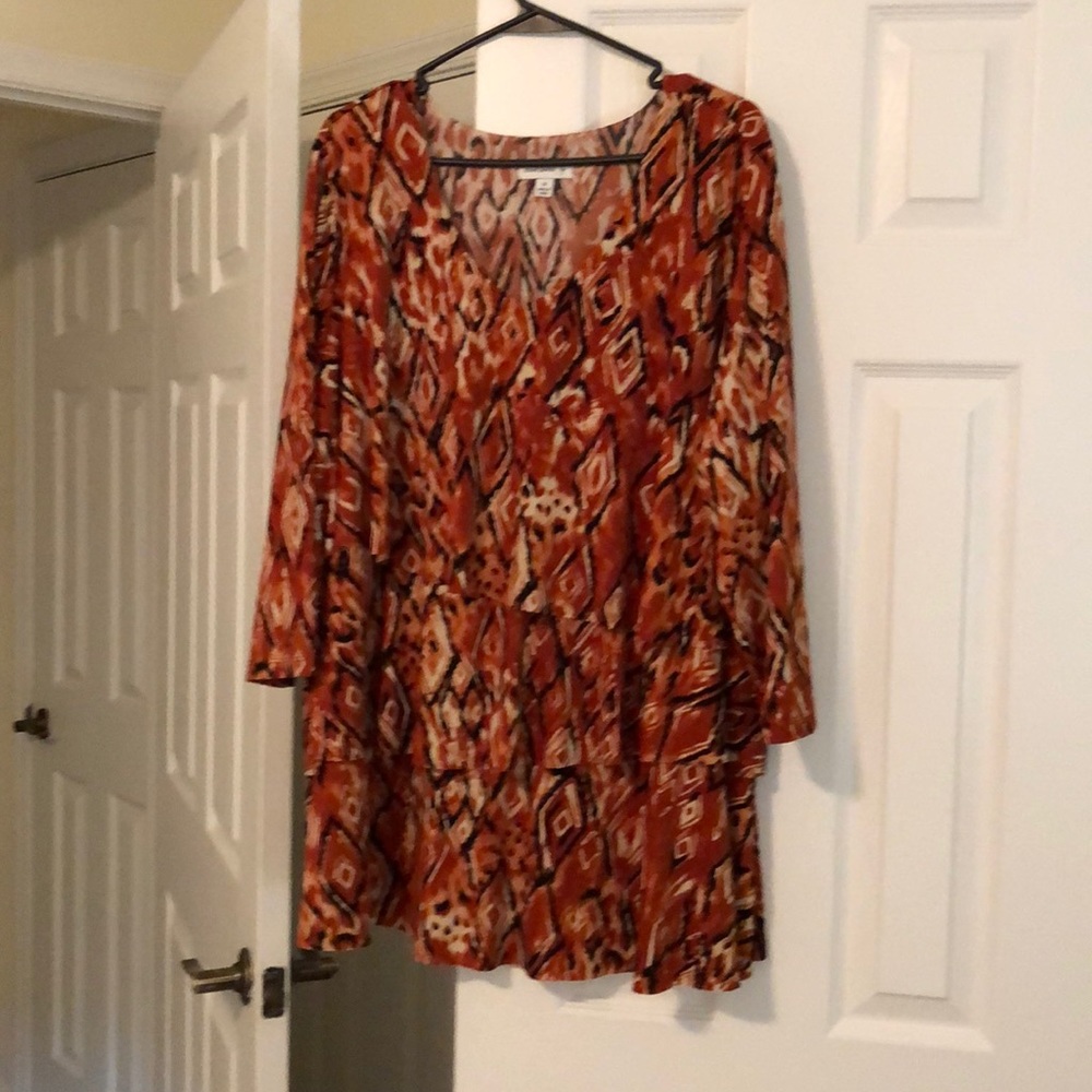 Beautiful design plus size blouse